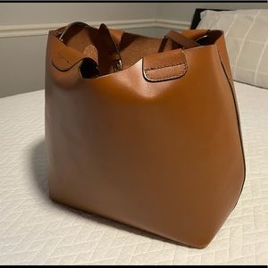 ZARA - Genuine Leather Large Tote Bag